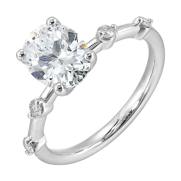 Perfect Love White Gold Diamond Engagement Ring SVS Fine Jewelry Oceanside, NY
