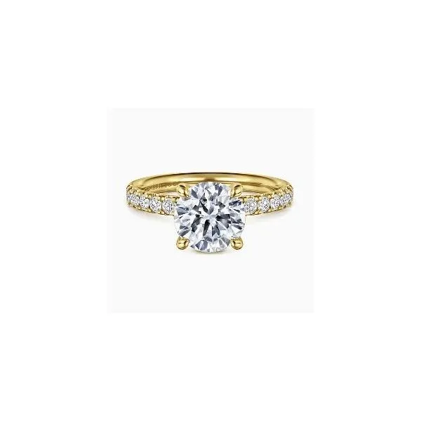 Gabriel & Co. Winslow Yellow Gold Engagement Ring