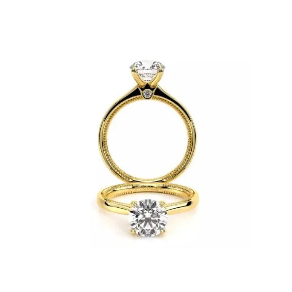 Verragio Renaissance Yellow Gold Diamond Engagement Ring SVS Fine Jewelry Oceanside, NY