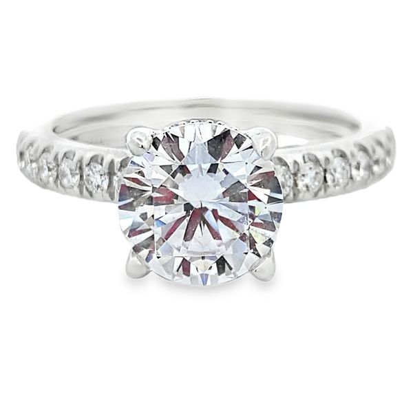 A.Jaffe White Gold Diamond Engagement Ring, 0.56Cttw SVS Fine Jewelry Oceanside, NY