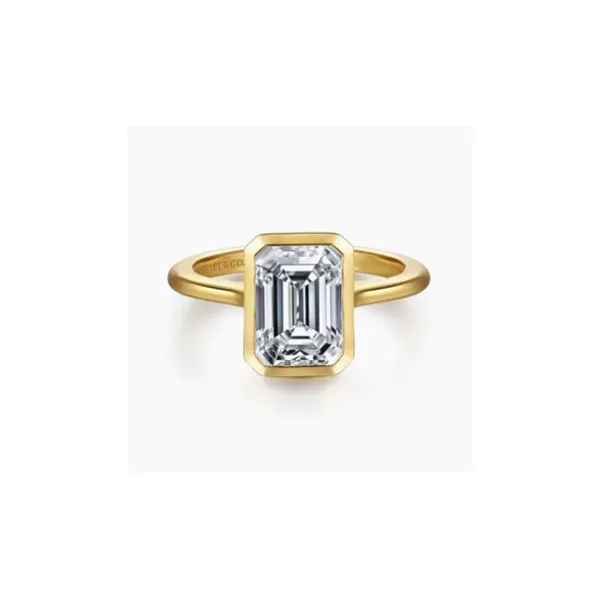 Gabriel & Co. Brooke Yellow Gold Engagement Ring SVS Fine Jewelry Oceanside, NY