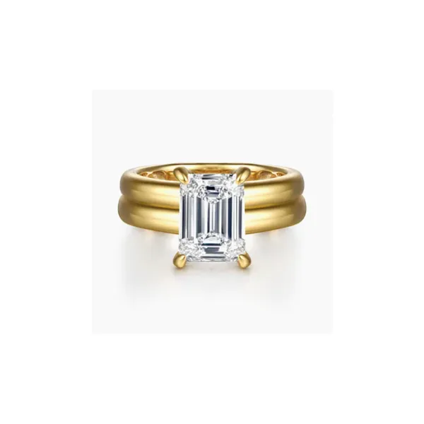 Gabriel & Co. Robin Yellow Gold Engagement Ring SVS Fine Jewelry Oceanside, NY
