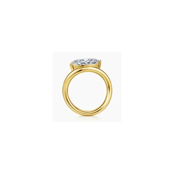 Gabriel & Co. Averie Yellow Gold Engagement Ring Image 2 SVS Fine Jewelry Oceanside, NY