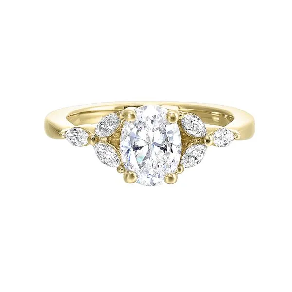 Yellow Gold Engagement Ring, 0.33Cttw SVS Fine Jewelry Oceanside, NY