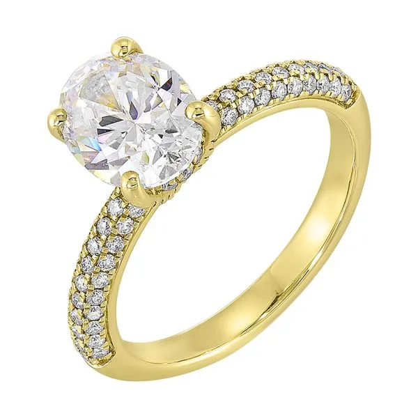 Yellow Gold Engagement Ring, 0.375Cttw SVS Fine Jewelry Oceanside, NY