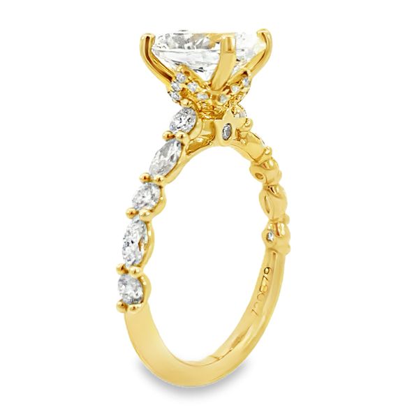 Verragio Renaissance Yellow Gold Engagement Ring Image 2 SVS Fine Jewelry Oceanside, NY