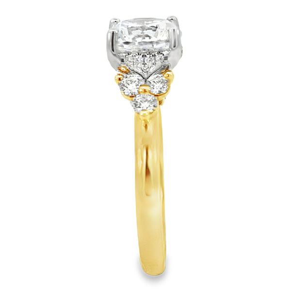 Verragio Renaissance Yellow & White Gold Engagement Ring Image 2 SVS Fine Jewelry Oceanside, NY