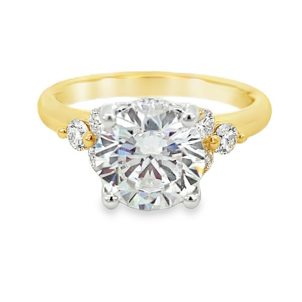 Verragio Renaissance Yellow & White Gold Engagement Ring SVS Fine Jewelry Oceanside, NY