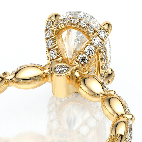 Verragio Vanguard Oval Diamond Engagement Ring in 14K Yellow Gold Image 4 SVS Fine Jewelry Oceanside, NY