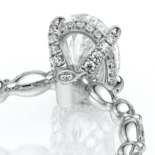 Verragio Vanguard Oval Diamond Engagement Ring in 14K White Gold Image 4 SVS Fine Jewelry Oceanside, NY