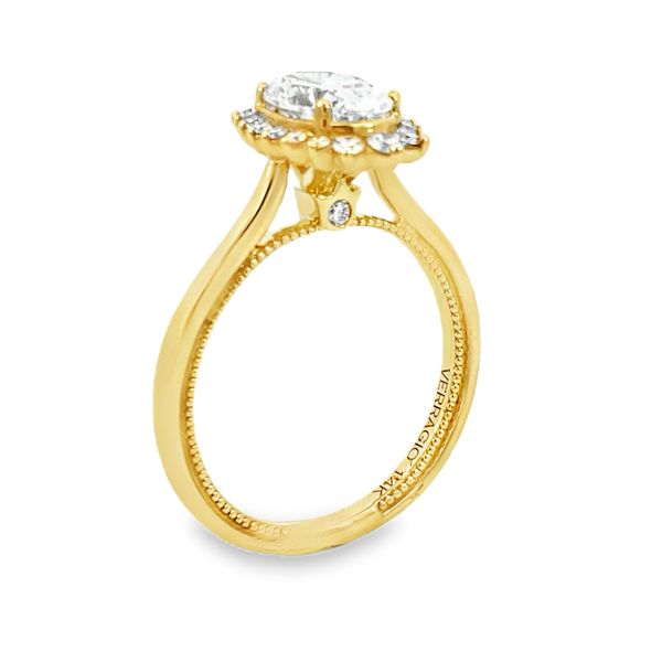 Verragio Renaissance Yellow Gold Engagement Ring Image 2 SVS Fine Jewelry Oceanside, NY