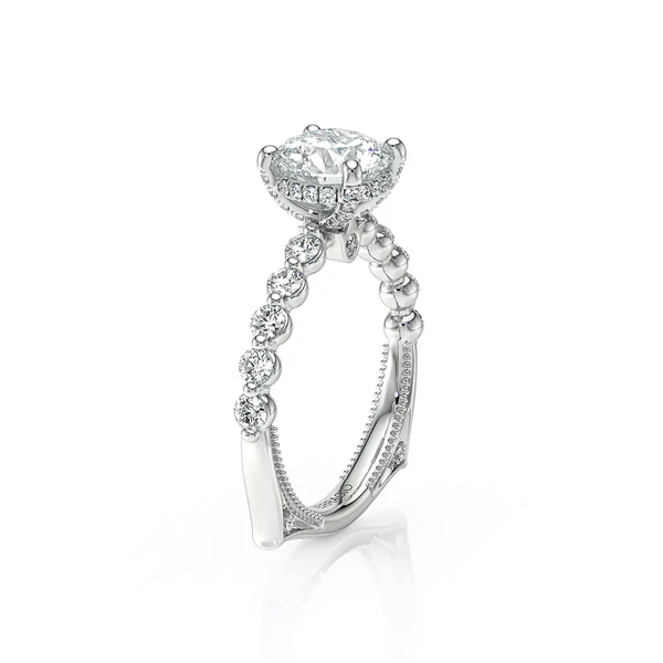 Verragio Vanguard Round Diamond Engagement Ring in 14K White Gold Image 2 SVS Fine Jewelry Oceanside, NY