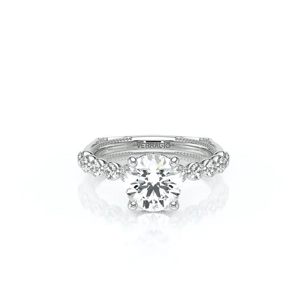 Verragio Vanguard Round Diamond Engagement Ring in 14K White Gold SVS Fine Jewelry Oceanside, NY