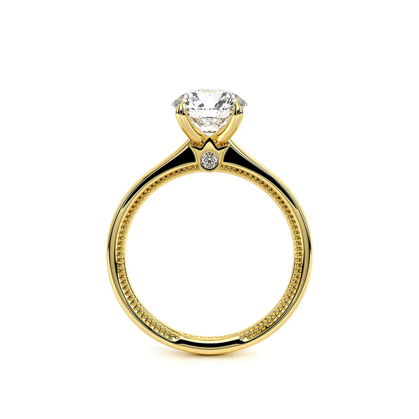 Verragio Renaissance Solitaire Engagement Ring in 14K Yellow Gold Image 2 SVS Fine Jewelry Oceanside, NY