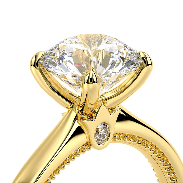 Verragio Renaissance Solitaire Engagement Ring in 14K Yellow Gold Image 4 SVS Fine Jewelry Oceanside, NY