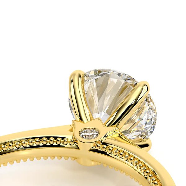 Verragio Renaissance Solitaire Engagement Ring in 14K Yellow Gold Image 5 SVS Fine Jewelry Oceanside, NY
