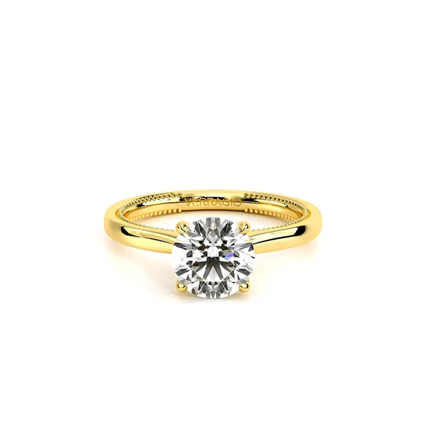 Verragio Renaissance Solitaire Engagement Ring in 14K Yellow Gold SVS Fine Jewelry Oceanside, NY