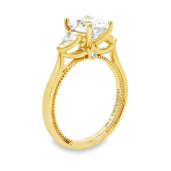 Verragio Renaissance Yellow Gold Engagement Ring Image 2 SVS Fine Jewelry Oceanside, NY