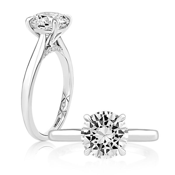 A.Jaffe White Gold Engagement Ring SVS Fine Jewelry Oceanside, NY