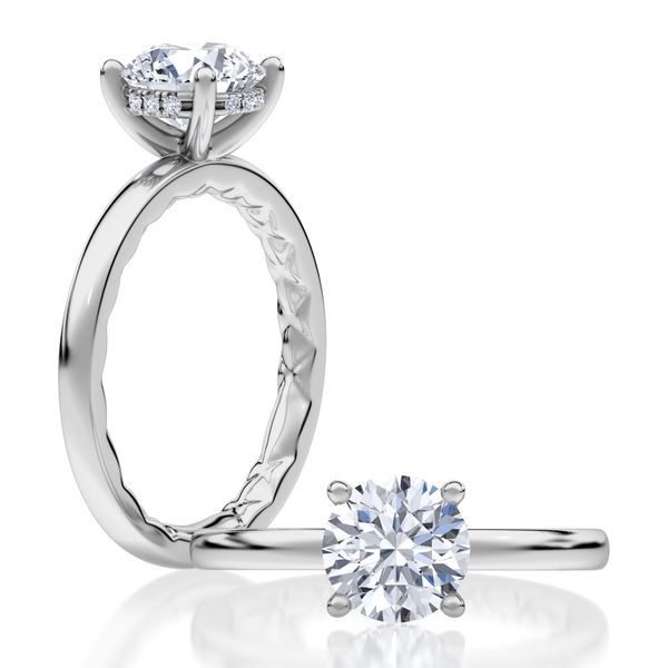 A.Jaffe White Gold Engagement Ring SVS Fine Jewelry Oceanside, NY