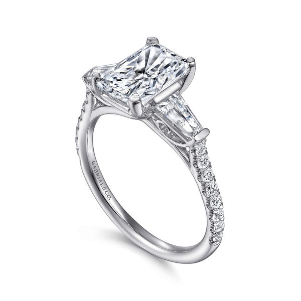 Gabriel & Co. Sheryl White Gold Diamond Engagement Ring Image 3 SVS Fine Jewelry Oceanside, NY