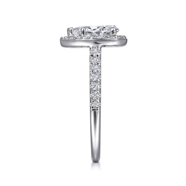 Gabriel & Co. Lyla White Gold Diamond Engagement Ring Image 5 SVS Fine Jewelry Oceanside, NY