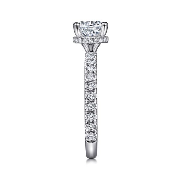 Gabriel & Co. Alina White Gold Diamond Engagement Ring Image 5 SVS Fine Jewelry Oceanside, NY