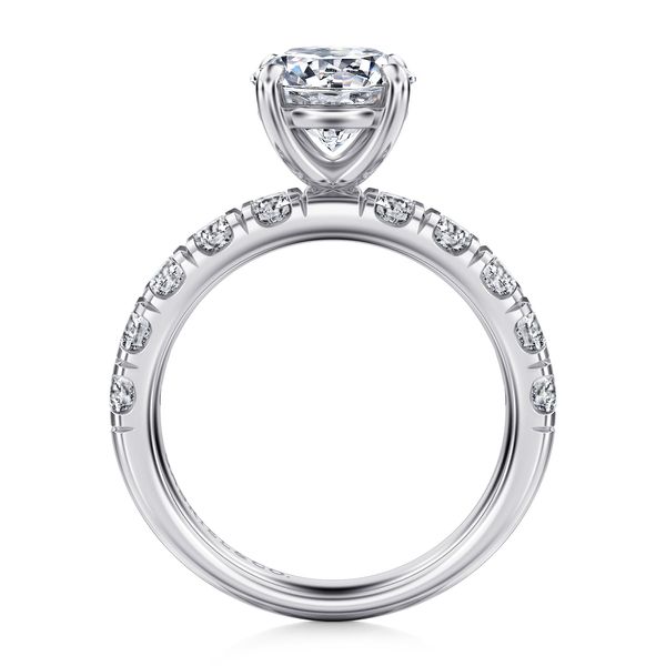 Gabriel & Co. Winslow White Gold Engagement Ring Image 2 SVS Fine Jewelry Oceanside, NY