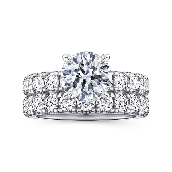 Gabriel & Co. Winslow White Gold Engagement Ring Image 4 SVS Fine Jewelry Oceanside, NY