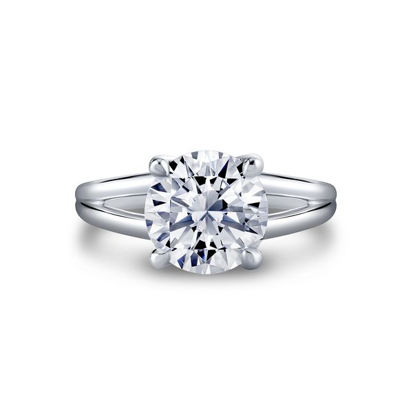 Sylvie Jovie White Gold Solitaire Engagement Ring Image 3 SVS Fine Jewelry Oceanside, NY