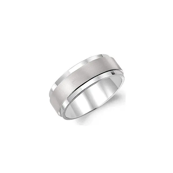 Crown Ring White Gold Wedding Band SVS Fine Jewelry Oceanside, NY