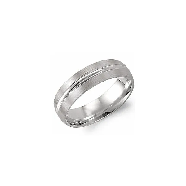 Crown Ring White Gold Wedding Band SVS Fine Jewelry Oceanside, NY