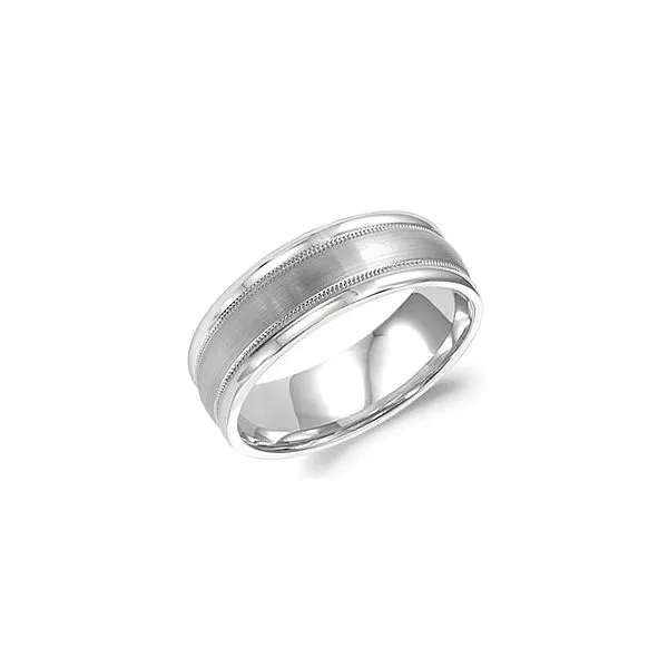 Crown Ring White Gold Wedding Band