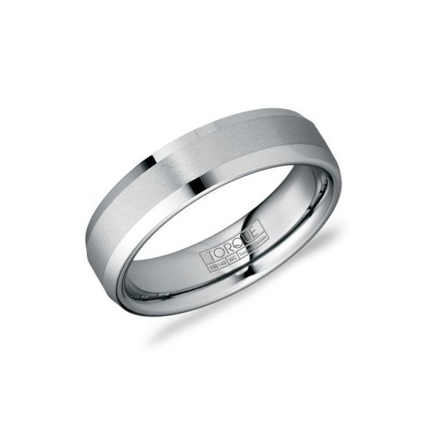 Crown Ring Tungsten Carbide Wedding Band SVS Fine Jewelry Oceanside, NY