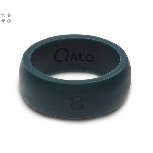 QALO Men's Silicone Slate Grey Wedding Band. Size 10 SVS Fine Jewelry Oceanside, NY