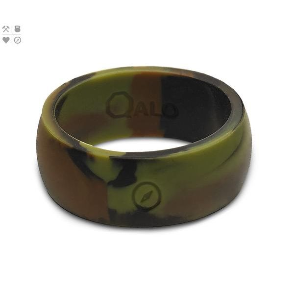 QALO Men's Silicone Camo Wedding Band. Size 10 SVS Fine Jewelry Oceanside, NY