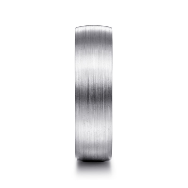 Gabriel Samuel Men's 14K White Gold Wedding Band Image 4 SVS Fine Jewelry Oceanside, NY