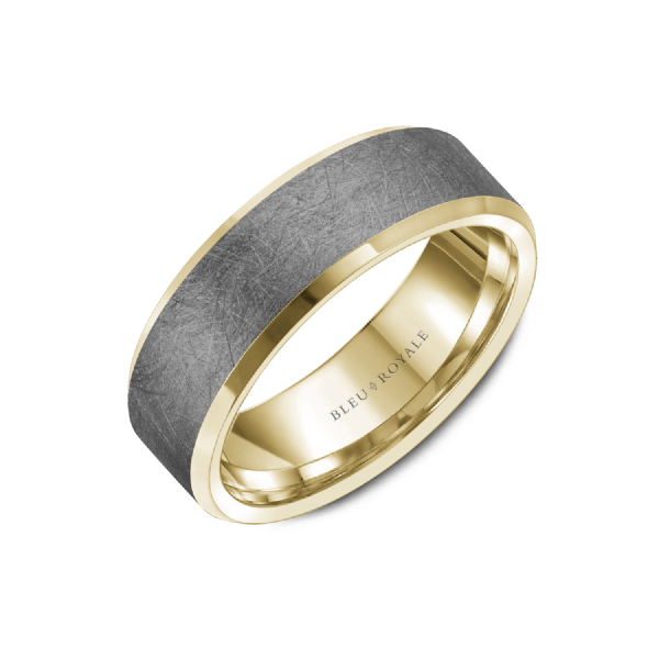 Bleu Royale Collection Gold & Tantalum Wedding Band SVS Fine Jewelry Oceanside, NY