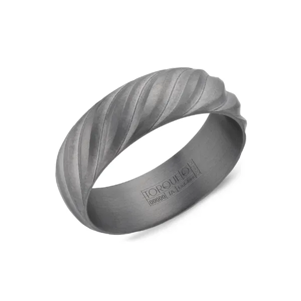 Crown Ring Torque Men's Tantalum Wedding Band SVS Fine Jewelry Oceanside, NY