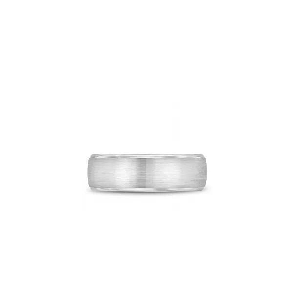 Bleu Royale Collection White Gold Wedding Band Image 3 SVS Fine Jewelry Oceanside, NY
