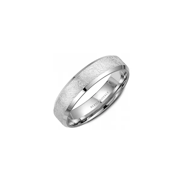 Bleu Royale Collection White Gold 5.5 mm Wedding Band SVS Fine Jewelry Oceanside, NY