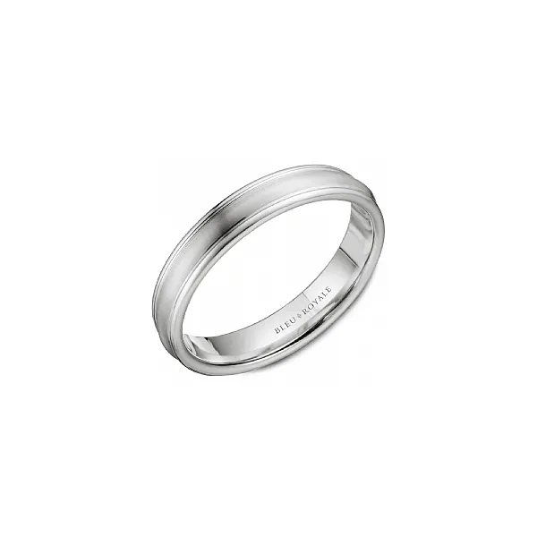Bleu Royale Collection White Gold Wedding Band SVS Fine Jewelry Oceanside, NY