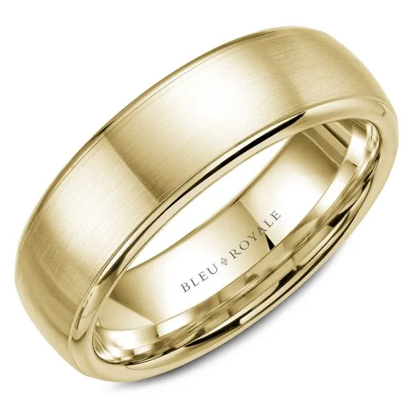 Bleu Royale Collection Yellow Gold Wedding Band SVS Fine Jewelry Oceanside, NY