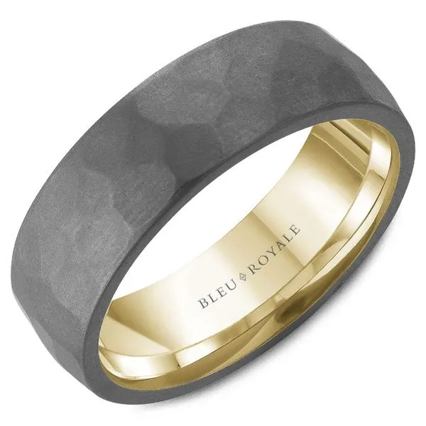 Bleu Royale Collection Gold & Tantalum Wedding Band