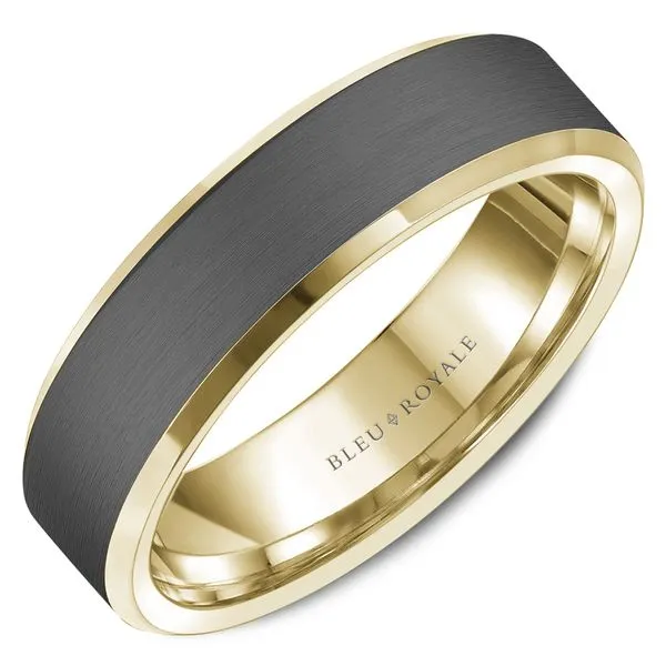 Bleu Royale Collection Gold & Tantalum Wedding Band SVS Fine Jewelry Oceanside, NY