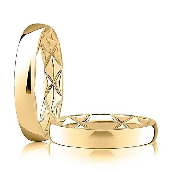 A.Jaffe Men's Yellow Gold Wedding Band SVS Fine Jewelry Oceanside, NY