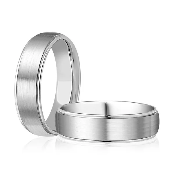 A.Jaffe Men's White Gold Wedding Band SVS Fine Jewelry Oceanside, NY