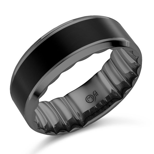 MFIT Men's Gunmetal Gold Wedding Band SVS Fine Jewelry Oceanside, NY