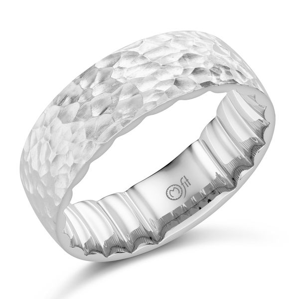 MFIT Men's White Gold 7 mm Wedding Band SVS Fine Jewelry Oceanside, NY