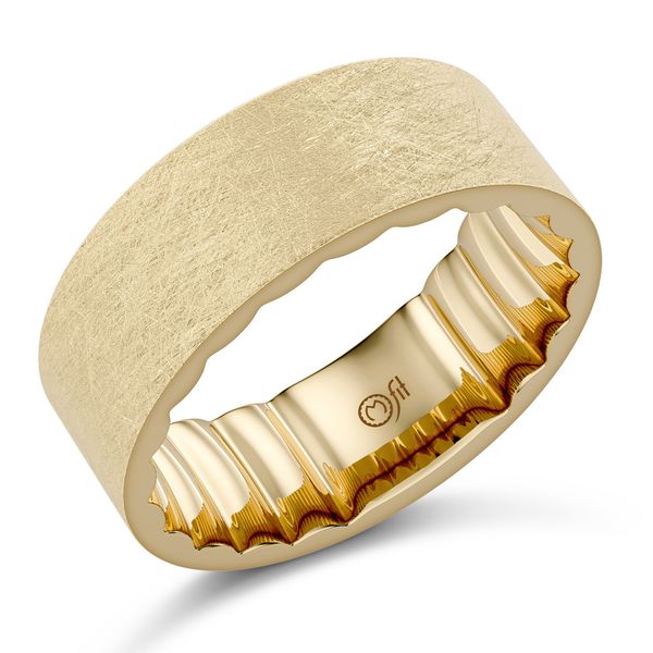 MFIT Men's Yellow Gold 8 mm Wedding Band SVS Fine Jewelry Oceanside, NY